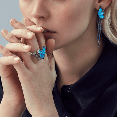 Small Fly By Night Crystal Haze Ring