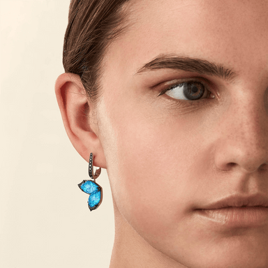 Love Me, Love Me Not Crystal Haze Long Detachable Earrings
