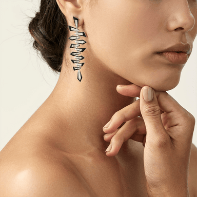 Dynamite Shattered Long Earrings