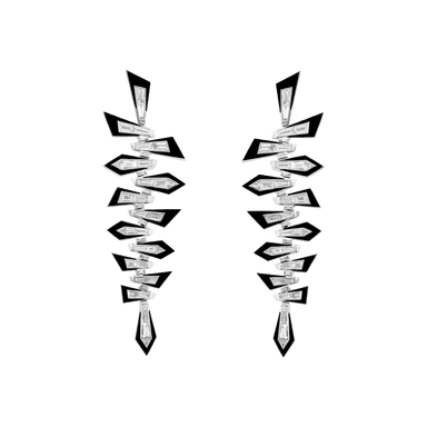 Dynamite Shattered Long Earrings