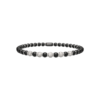 Diamond and Black Ceramic Sfera Bracelet