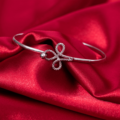 Diamond Swirl Bangle