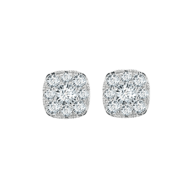 Diamond Halo Eternal Earrings