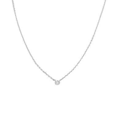 Solitaire Diamond Necklace