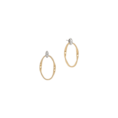 Marrakech Onde Earrings with Diamonds