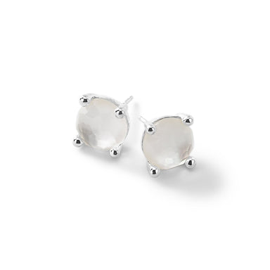Rock Candy Mini Studs in Mother of Pearl Doublet
