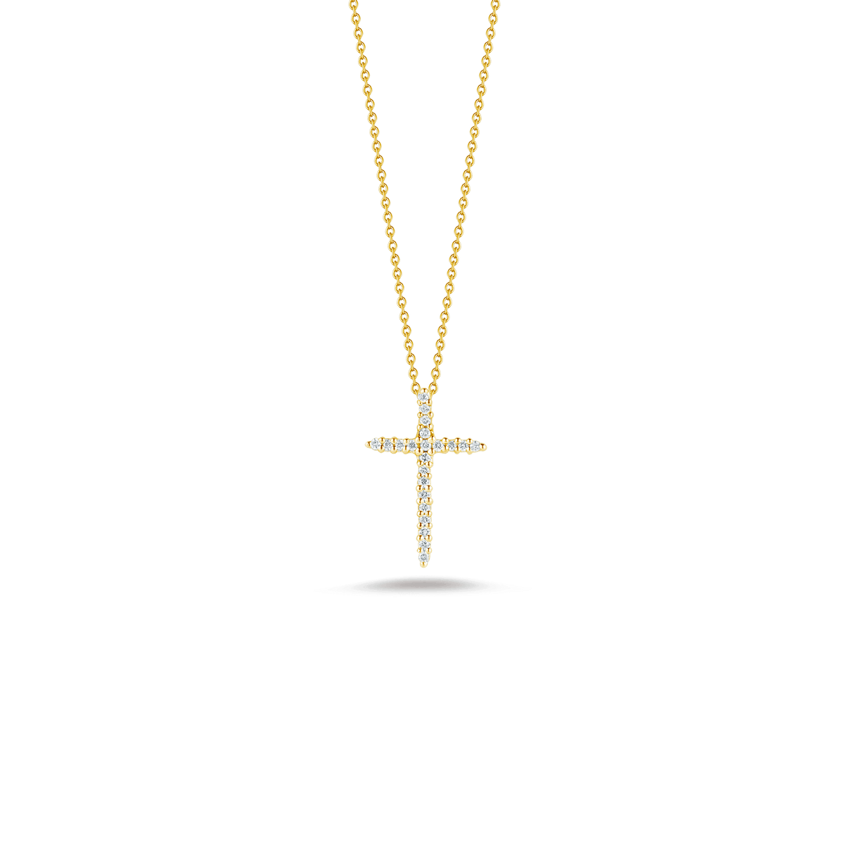 Tiny Treasures Sliver Diamond Cross Pendant