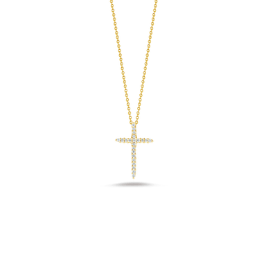 Tiny Treasures Sliver Diamond Cross Pendant