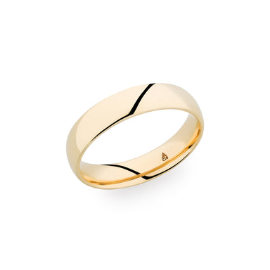 14K Yellow Gold 5mm Polished Band