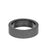 7MM Tungsten Raw Ring - Sandblasted With Inside Shine and Flat Edge