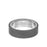 7MM Tungsten Raw Ring - Sandblasted With Inside Shine and Flat Edge