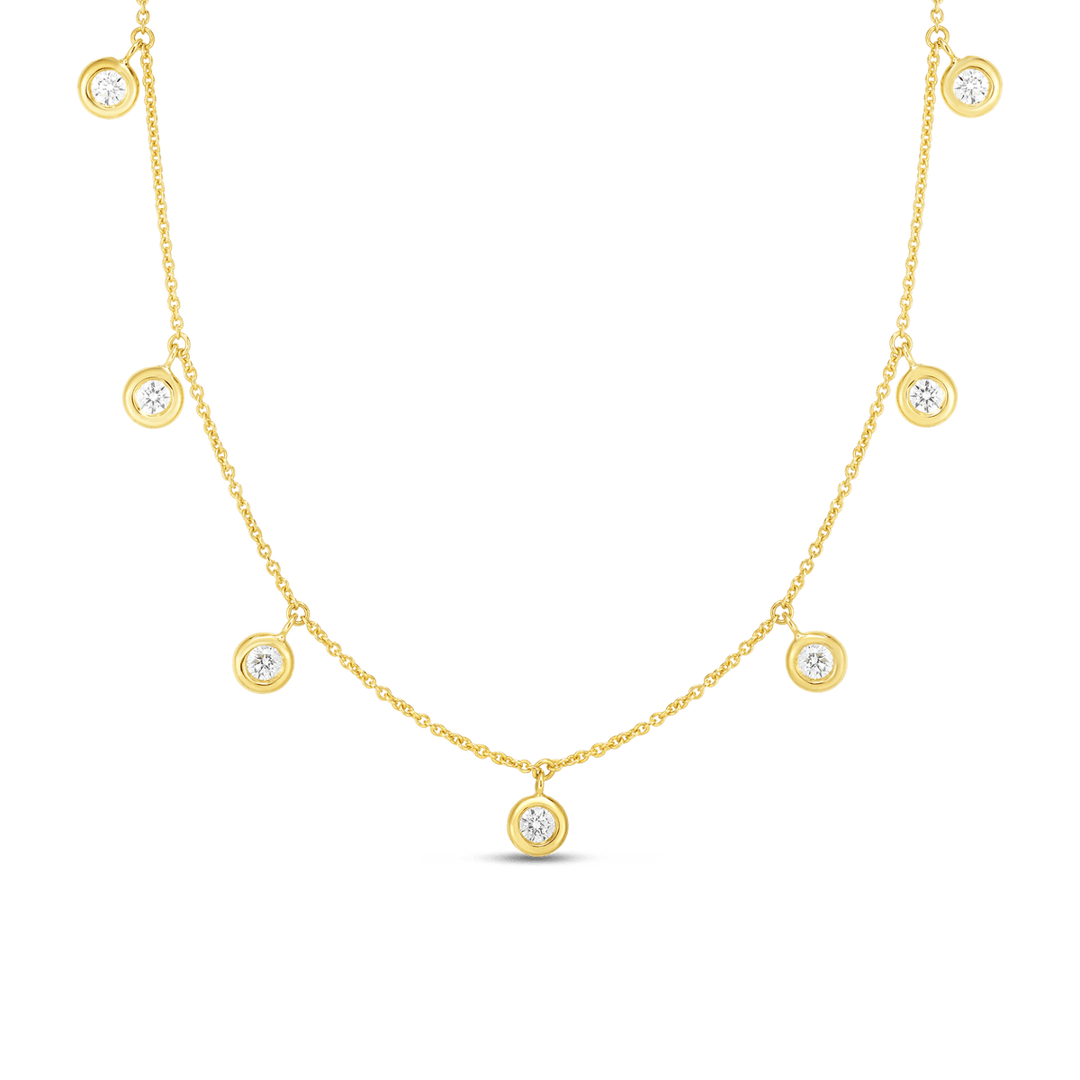 Diamonds by the Inch 7-Station Drop Necklace