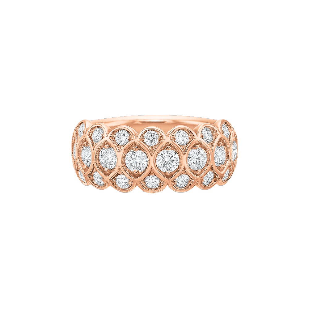 Diamond 3 Row Band