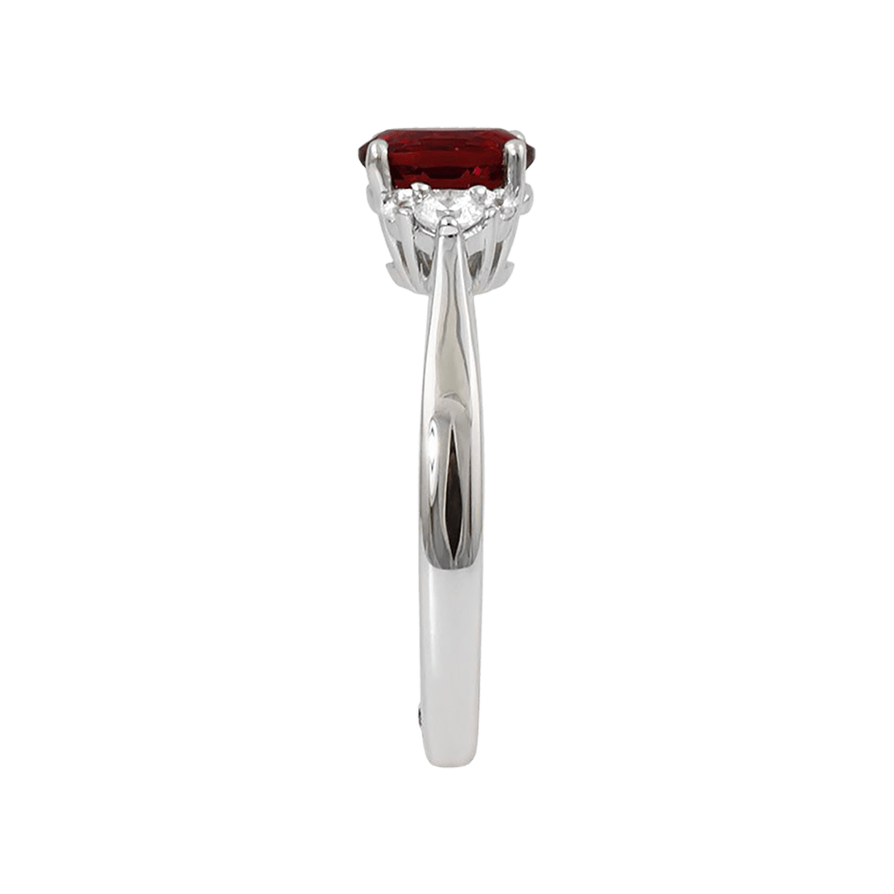 Garnet and Diamond Ring