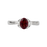 Garnet and Diamond Ring
