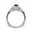 Garnet and Diamond Ring