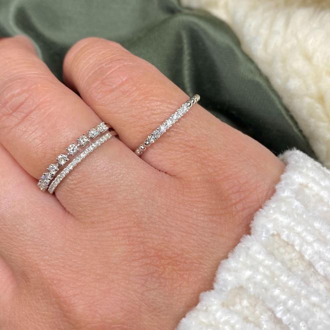Ava Bea Double Row Ring