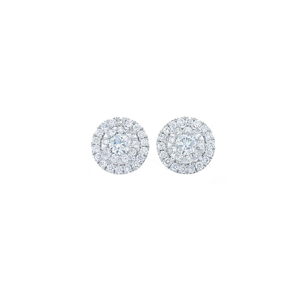 Diamond Sunburst Earrings