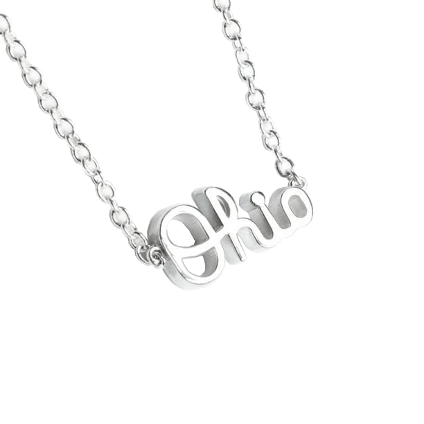OSU Mini Script Ohio Necklace