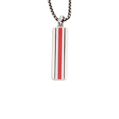 OSU Helmet Vertical Bar Necklace