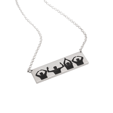 O-H-I-O Silhouette Necklace