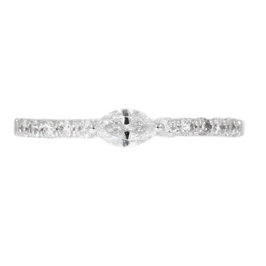 Promise Ring Marquise Cut