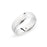 Palladium 6.5mm Rippled Texture Band