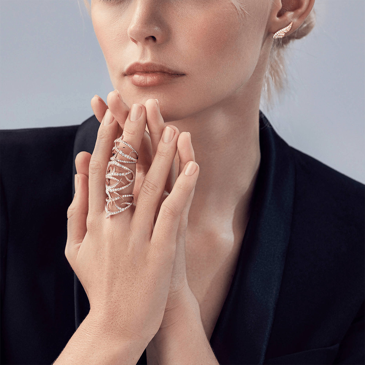 Thorn Long Finger Ring