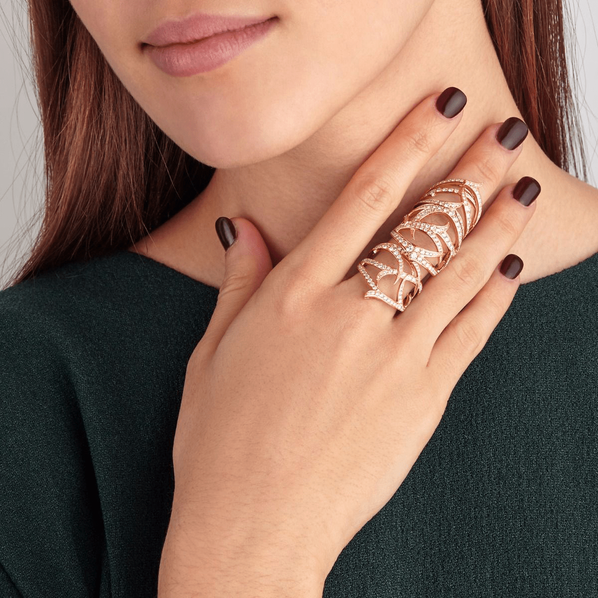 Thorn Long Finger Ring