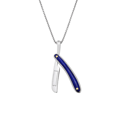 England Made Me Lapis Lazuli Switchblade Pendant