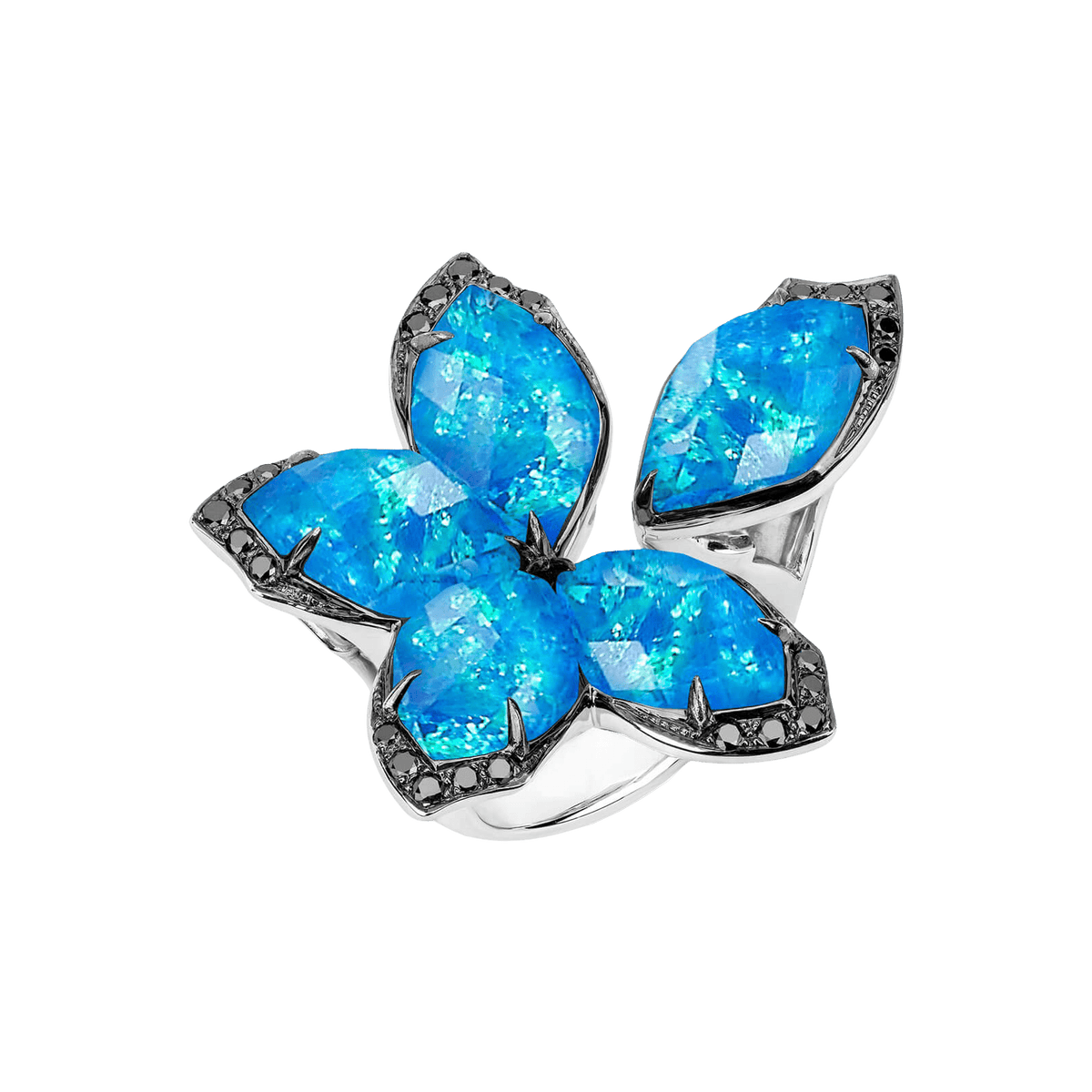Love Me, Love Me Not Ring Crystal Haze Large Ring