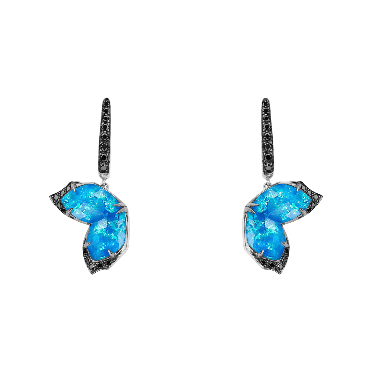 Love Me, Love Me Not Crystal Haze Long Detachable Earrings