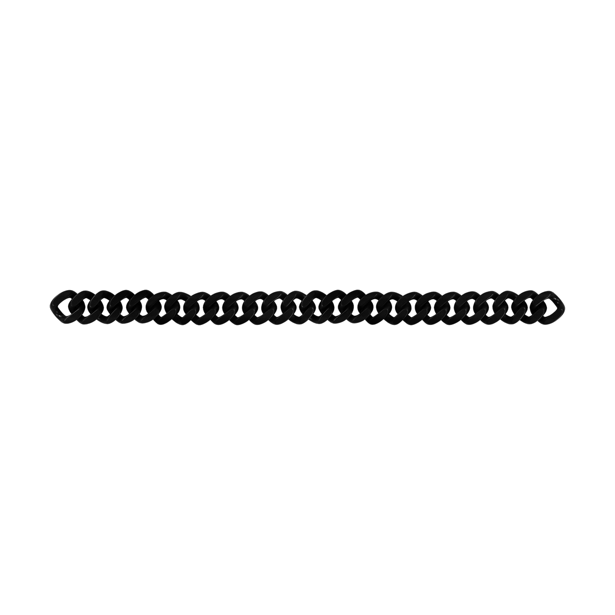 Black Cuban Ceramic Small Bracelet