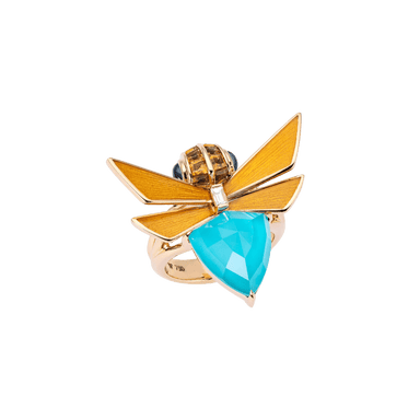 Jitterbug Turquoise Ring