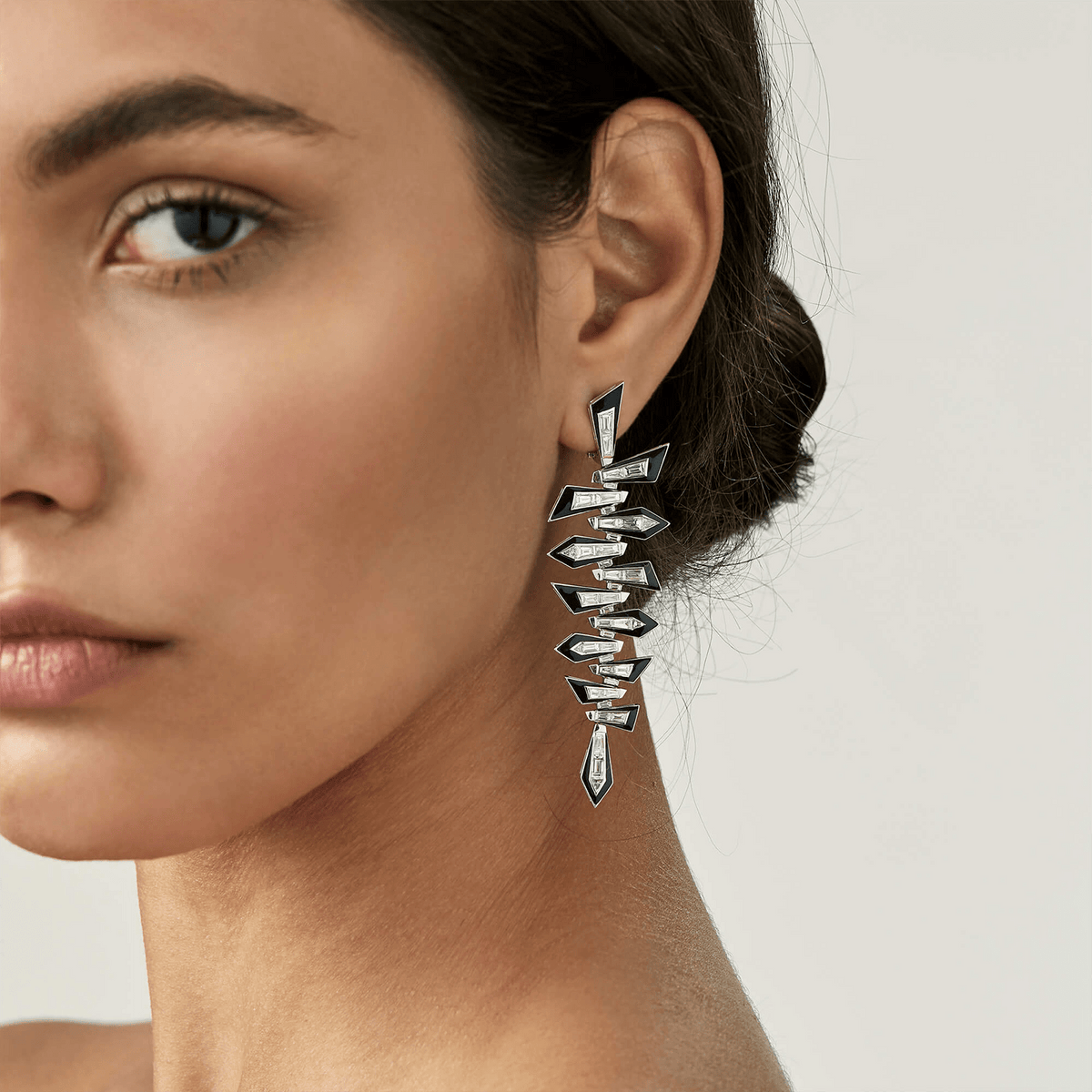 Dynamite Shattered Long Earrings
