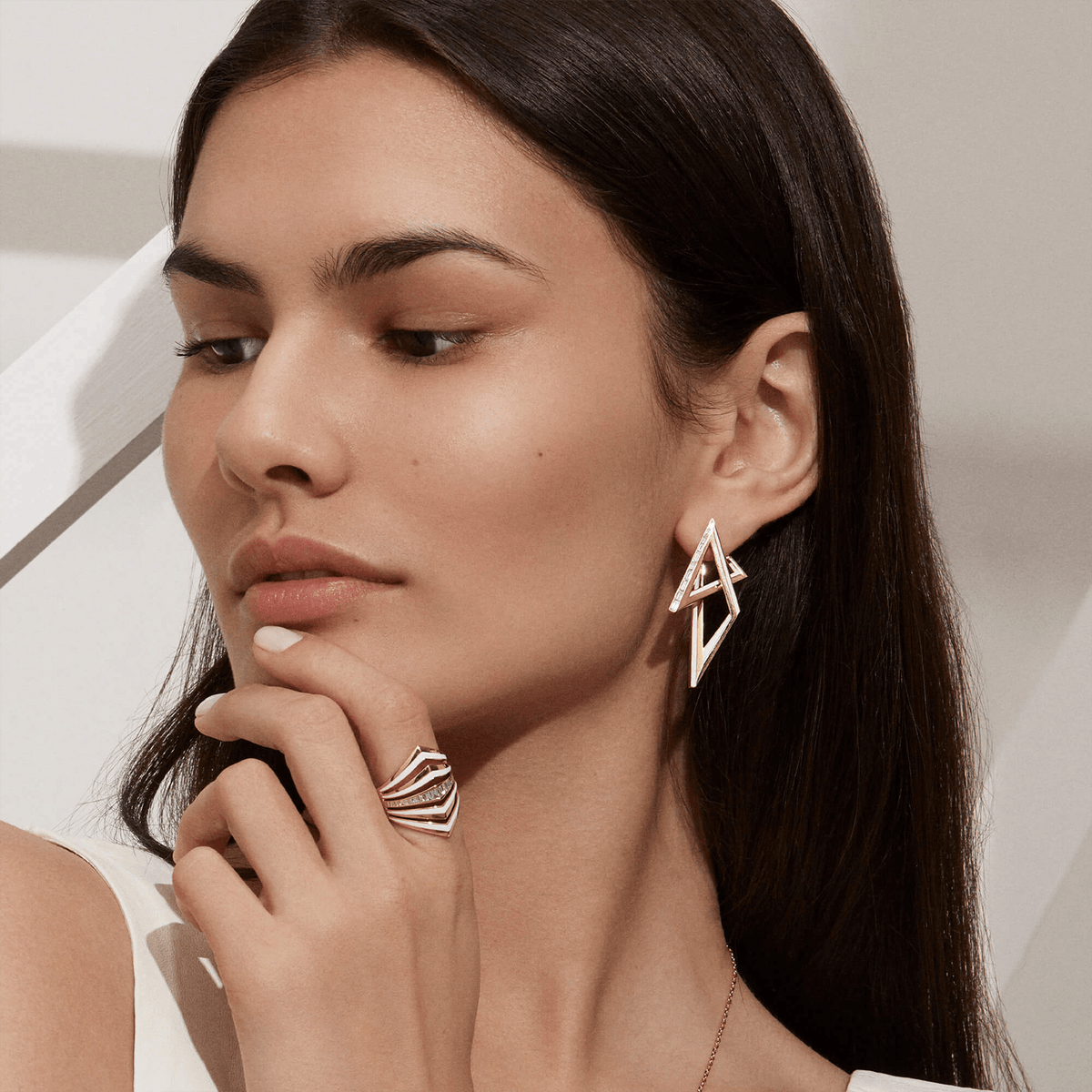 Vertigo Infinity Hoop Earrings