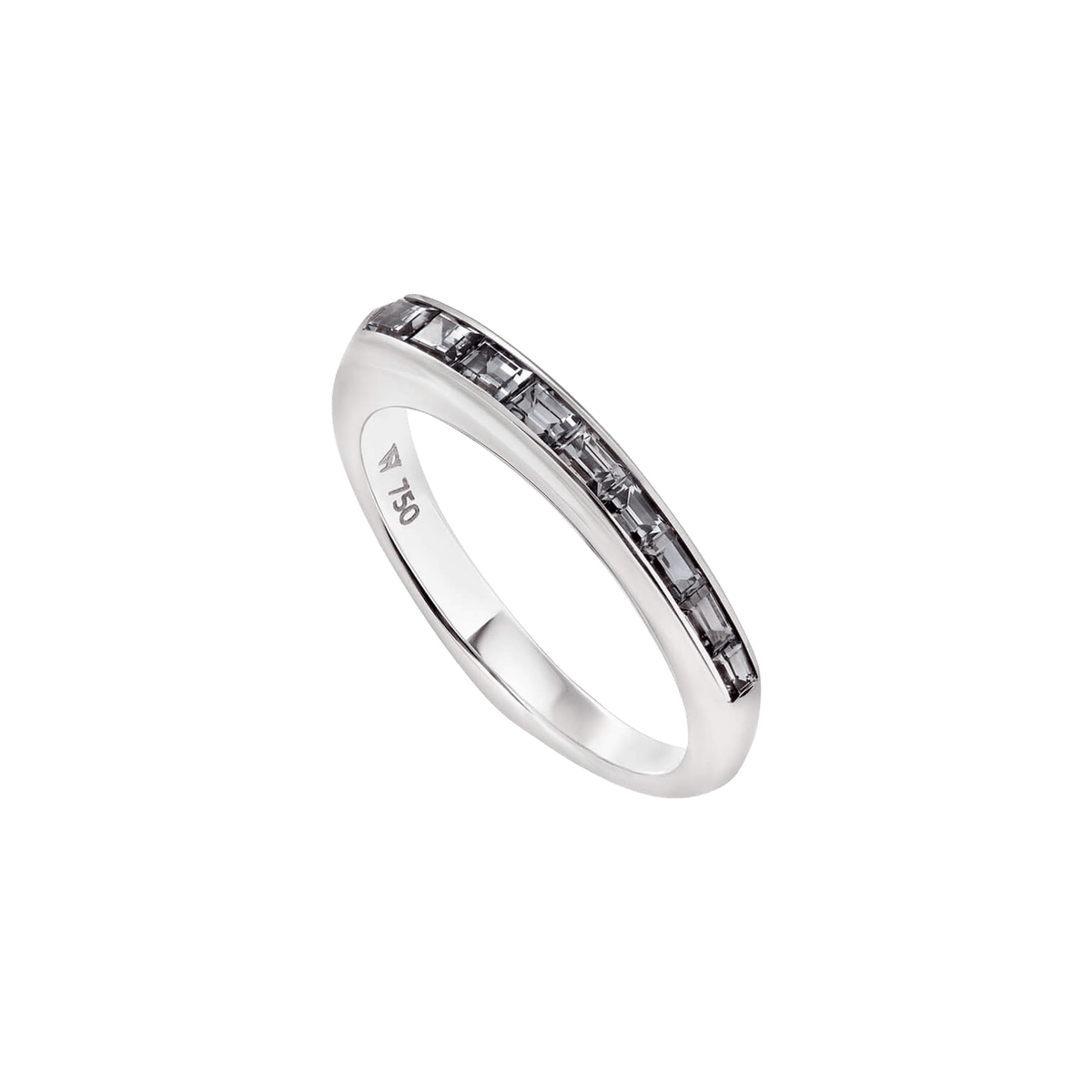 Grey Spinel CH2 Baguette Stack Ring