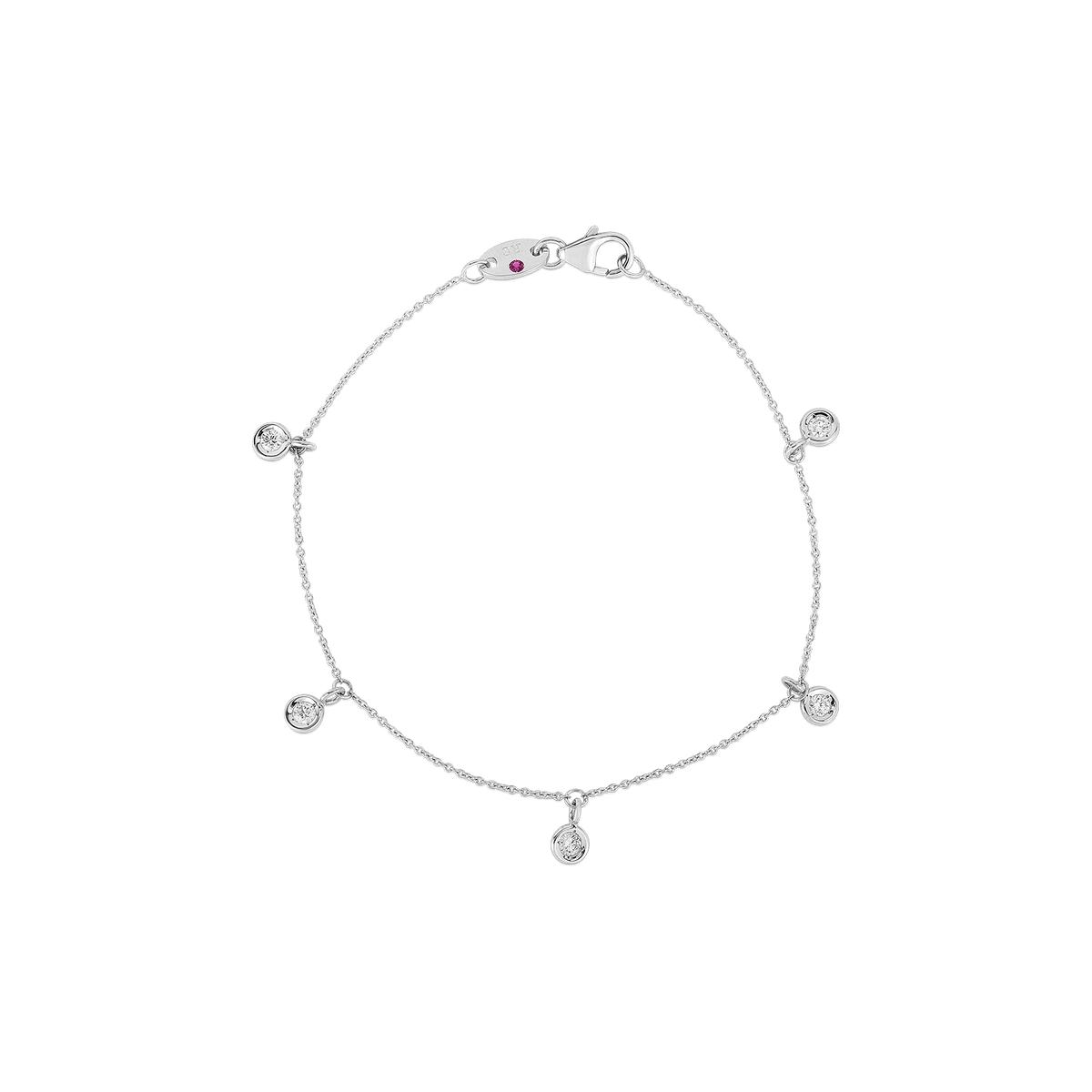 Diamonds by the Inch Five Station Drop Bracelet