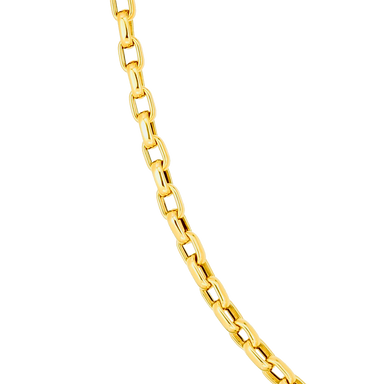 Designer Gold Square Link Chain Bracelet