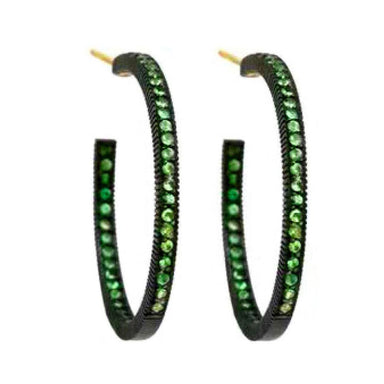 Tsavorite Lilah Hoops