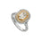 L’Amour Crisscut® Yellow Diamond Engagement Ring 124