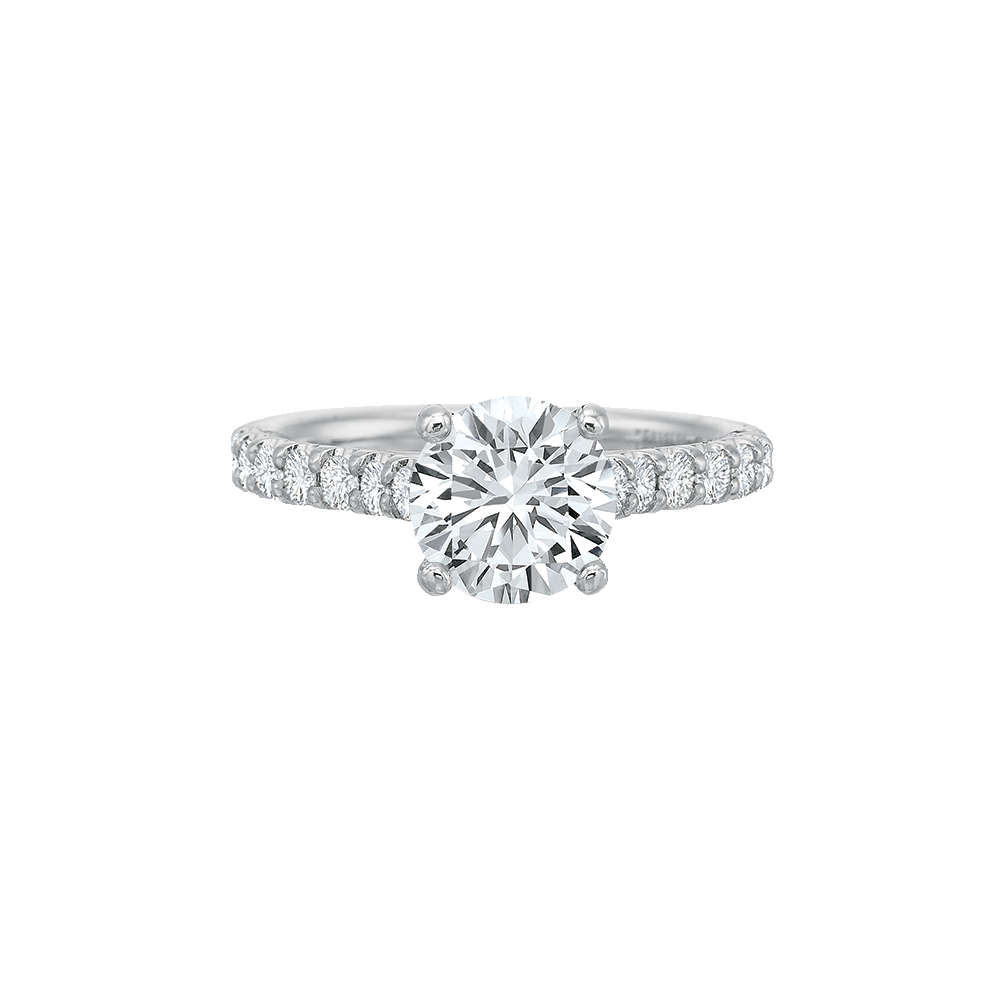 Platinum Comfort Fit Diamond Setting