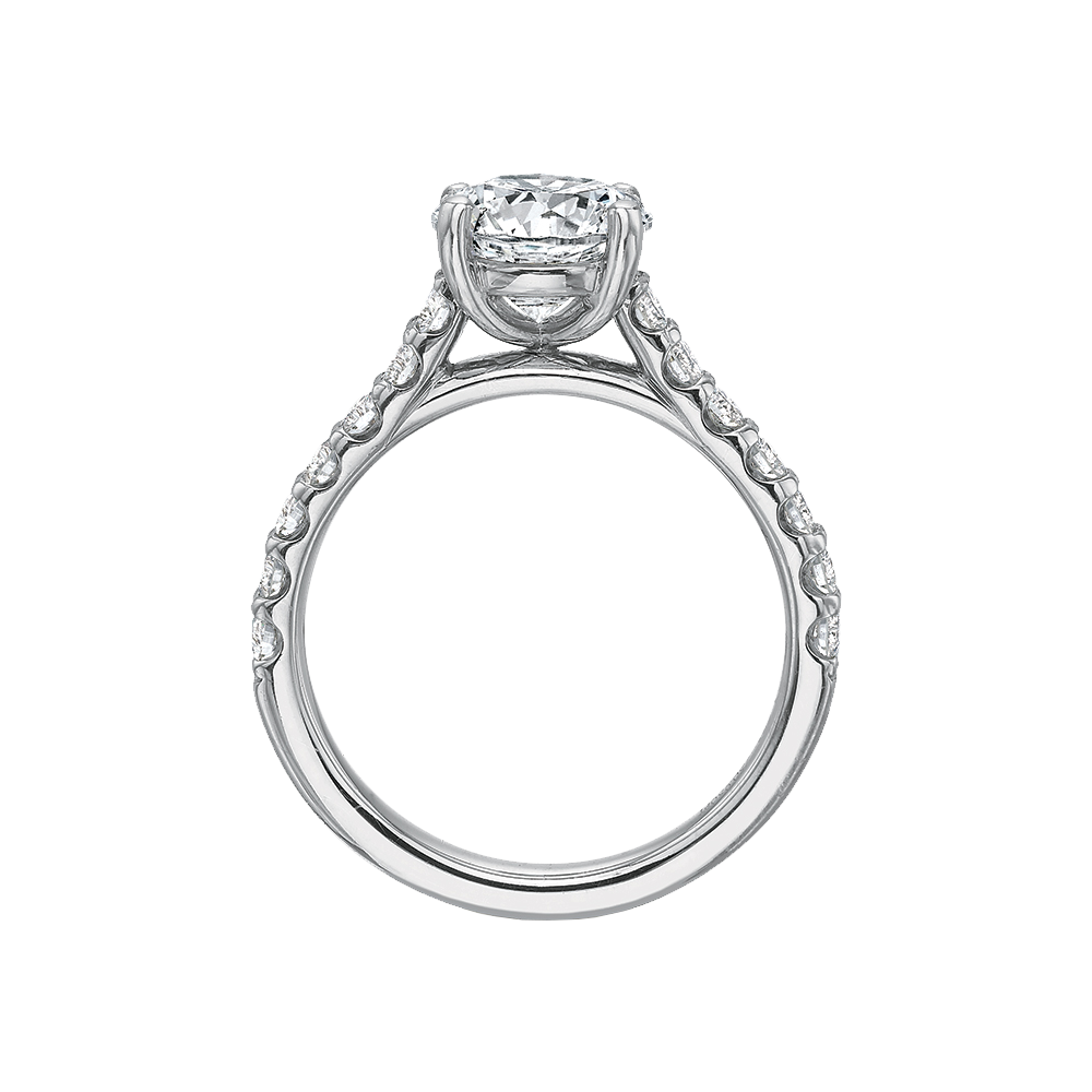 Platinum Comfort Fit Diamond Setting