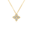 Diamond Princess Flower Necklace