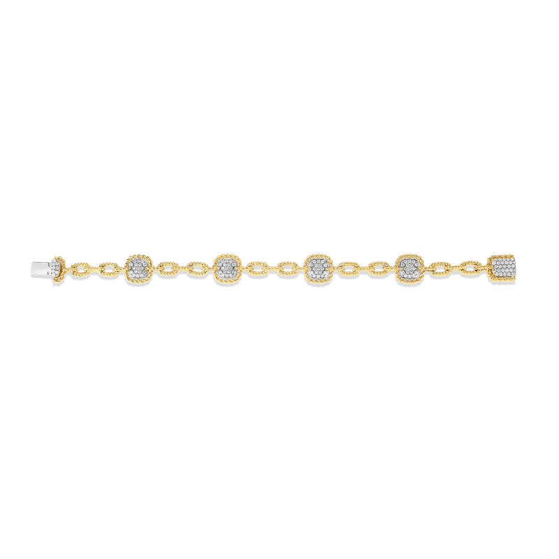 Barocco Diamond Station Bracelet