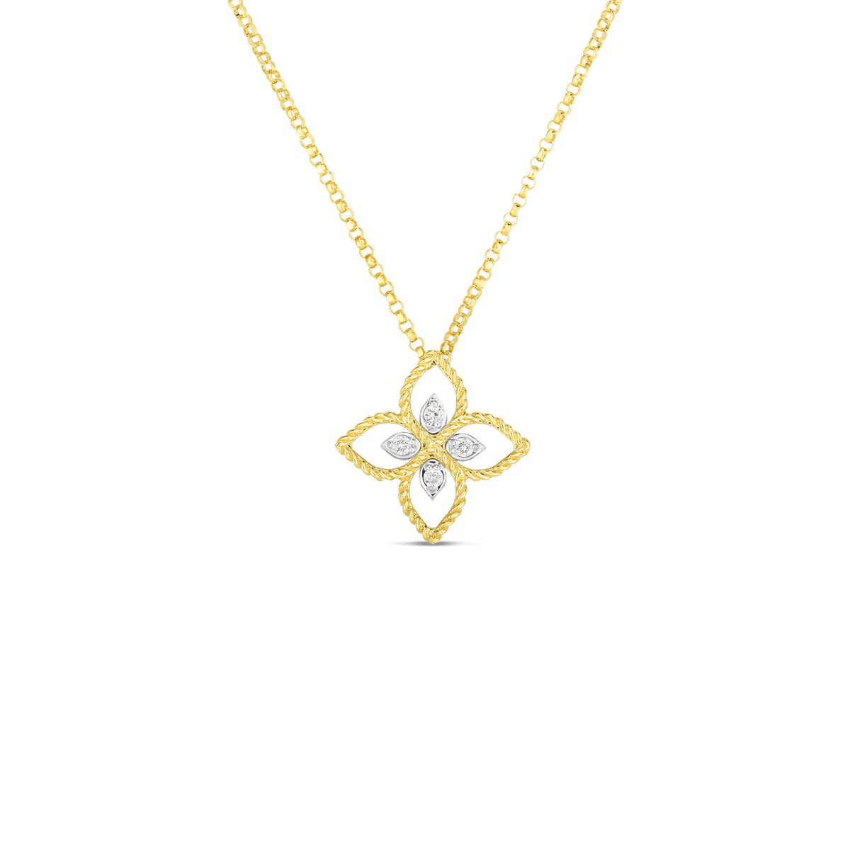 Diamond Principessa Flower Necklace