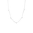 Five-Station Diamond Cluster Necklace