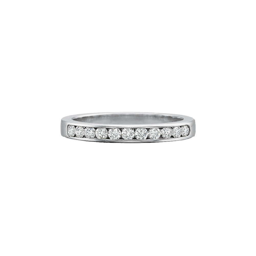 Channel Set Diamond Band