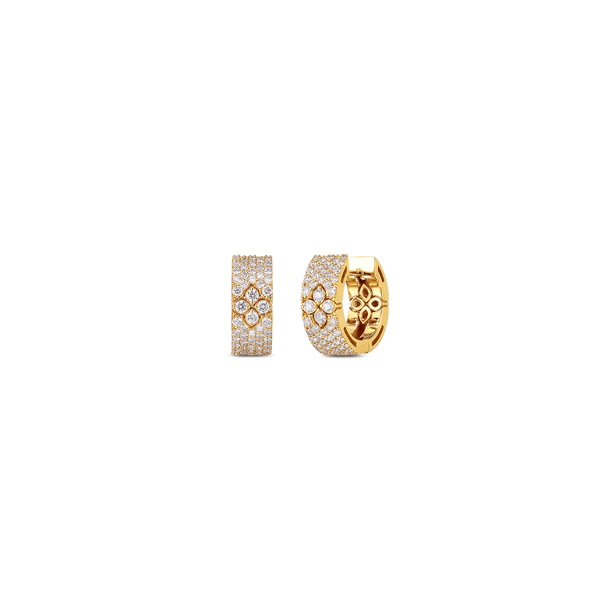 Diamond Love in Verona Hoop Earrings