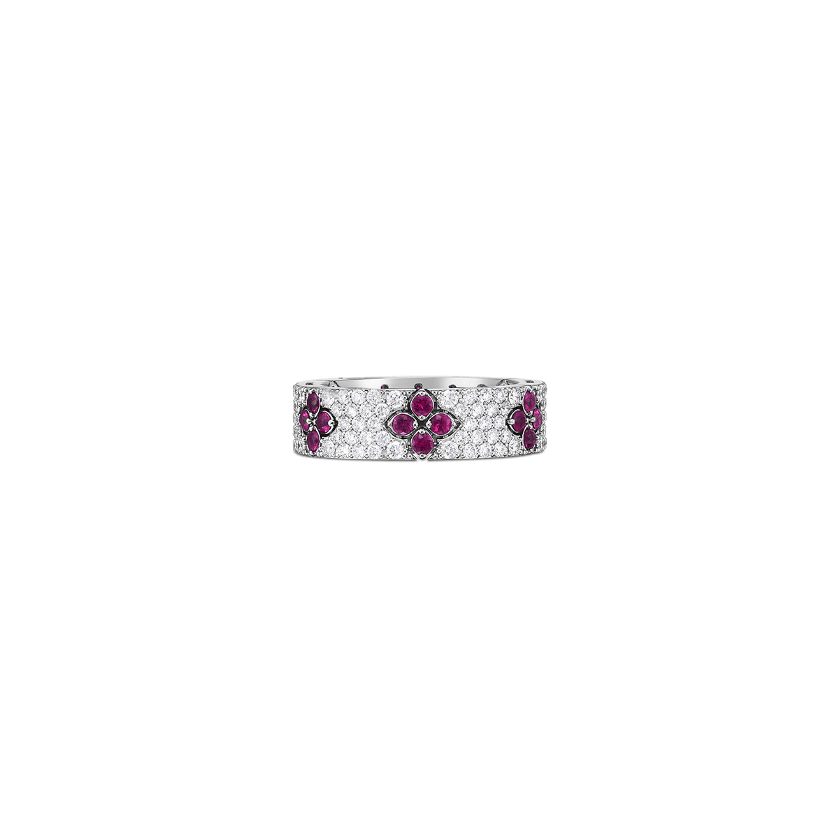 Diamond & Ruby Love in Verona Ring